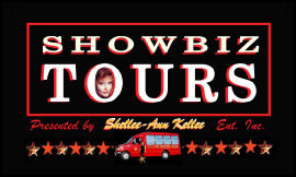 Card for All Star Showbiz Tours Hollywood, Beverly Hills and Bel Air.